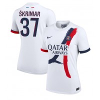 Paris Saint-Germain Milan Skriniar #37 Bortedrakt Dame 2024-25 Kortermet